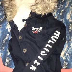 Jacket with Furry Hood